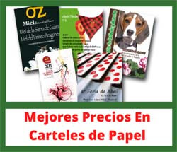 Carteles de papel impresos en alta calidad para publicidad y promociones