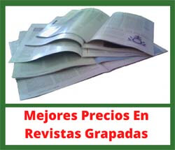 Revistas grapadas personalizadas con impresión nítida y acabados de alta calidad