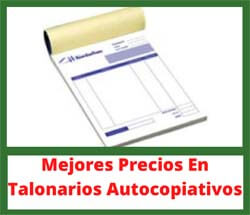 Talonarios autocopiativos personalizados para facturas, pedidos y albaranes